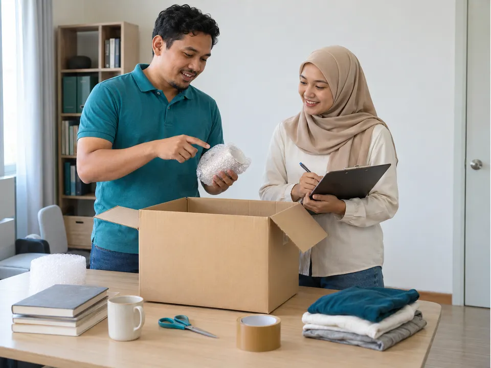 Soalan pembungkusan untuk semakan